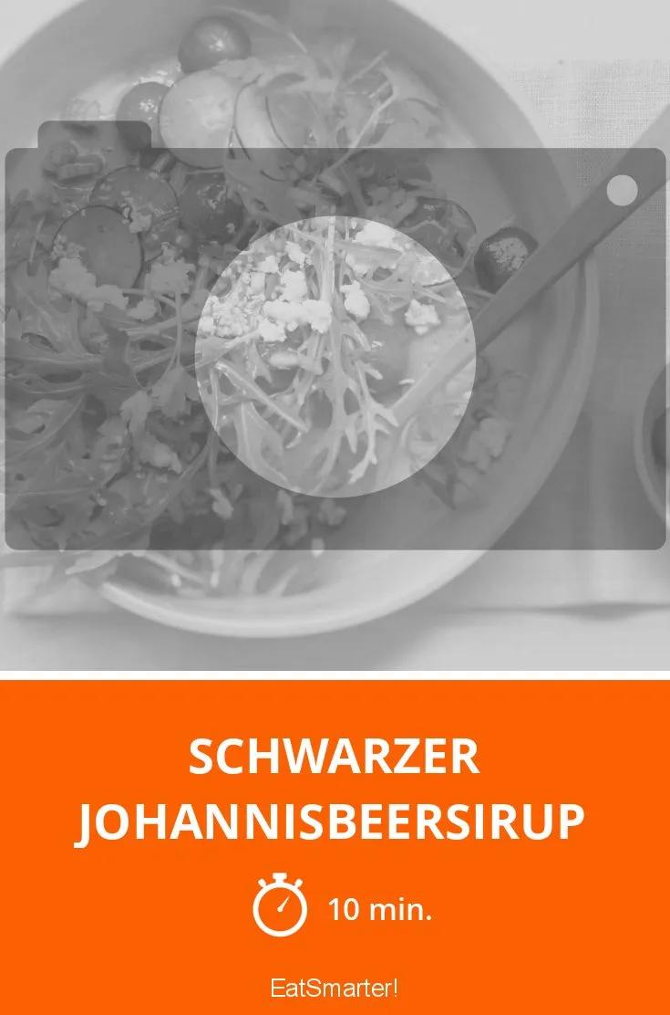 Schwarzer Johannisbeersirup Rezept | EAT SMARTER