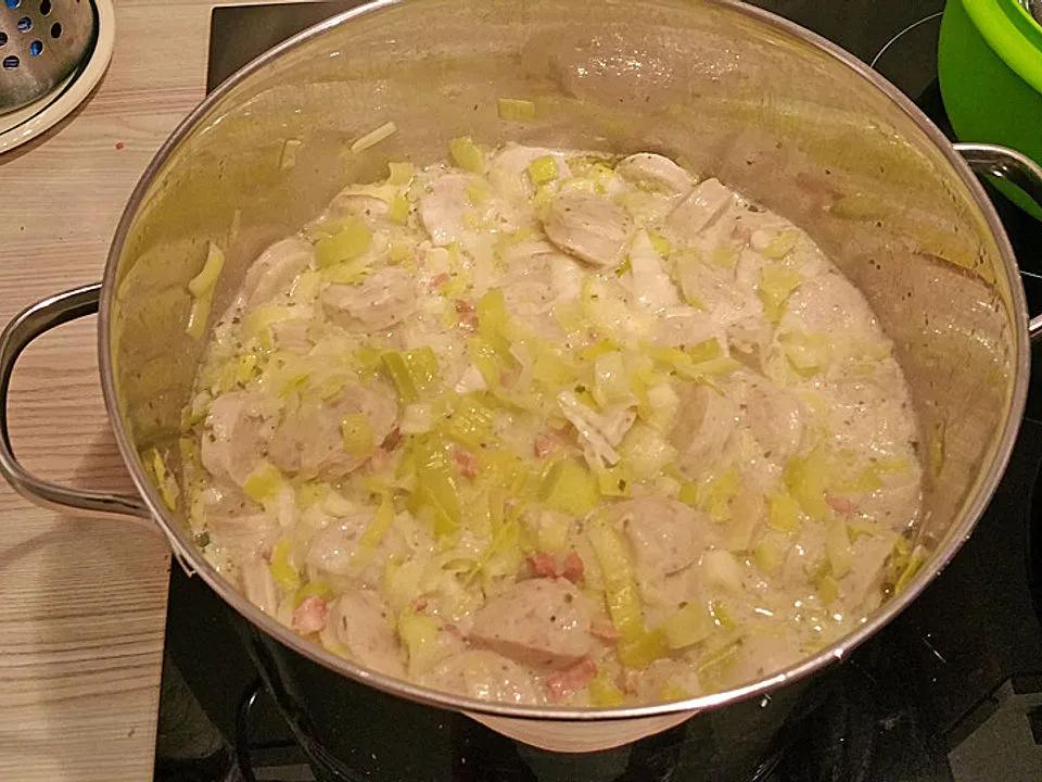 Porree - Eintopf mit feiner Bratwurst von Eizbär | Chefkoch