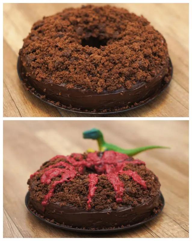 Vulkan-Kuchen | Cooles Rezept für die Kinderparty | Kuchen ohne zucker ...