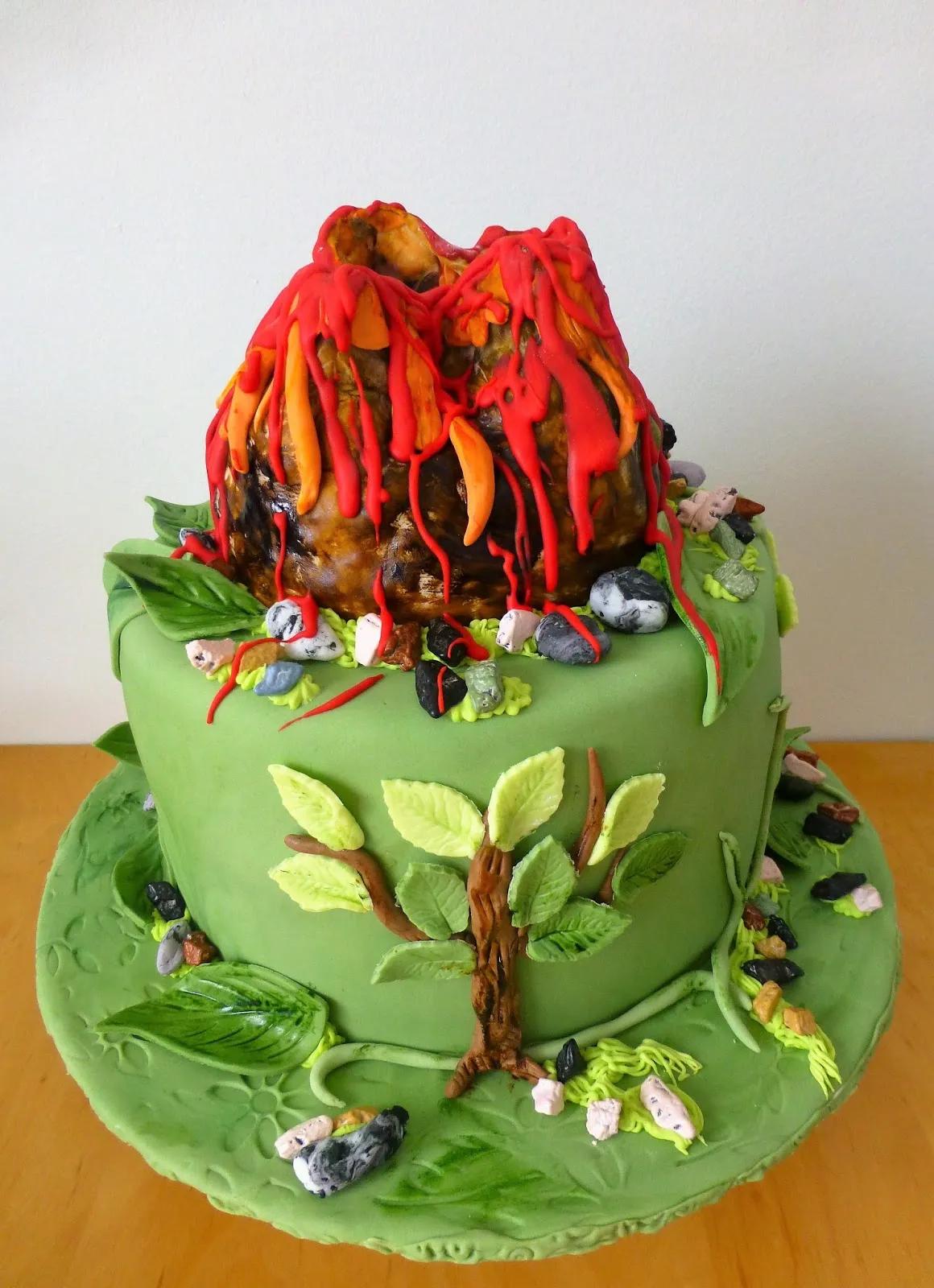 CakeSophia: Volcano cake