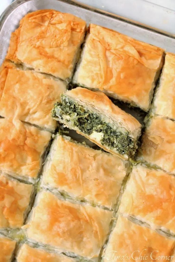 Spinach Pie (Spanakopita) | Recipes, Spanakopita recipe, Greek recipes