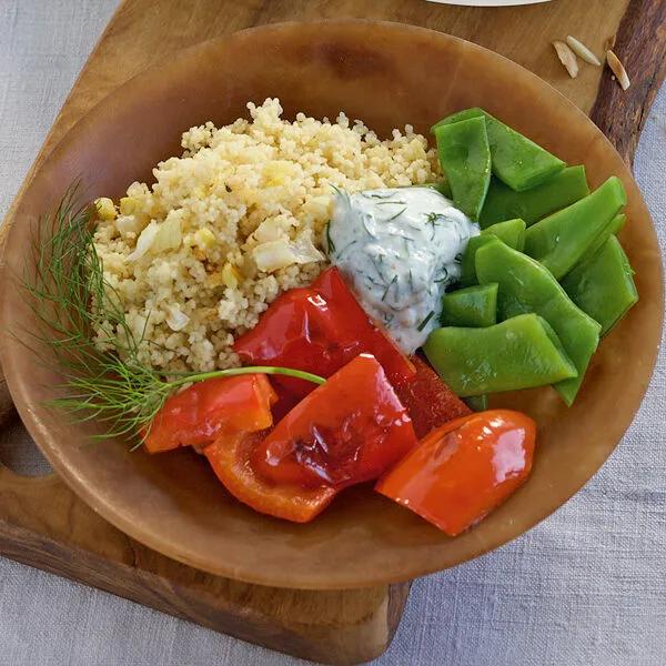Gemüse-Couscous-Salat Rezept | Küchengötter