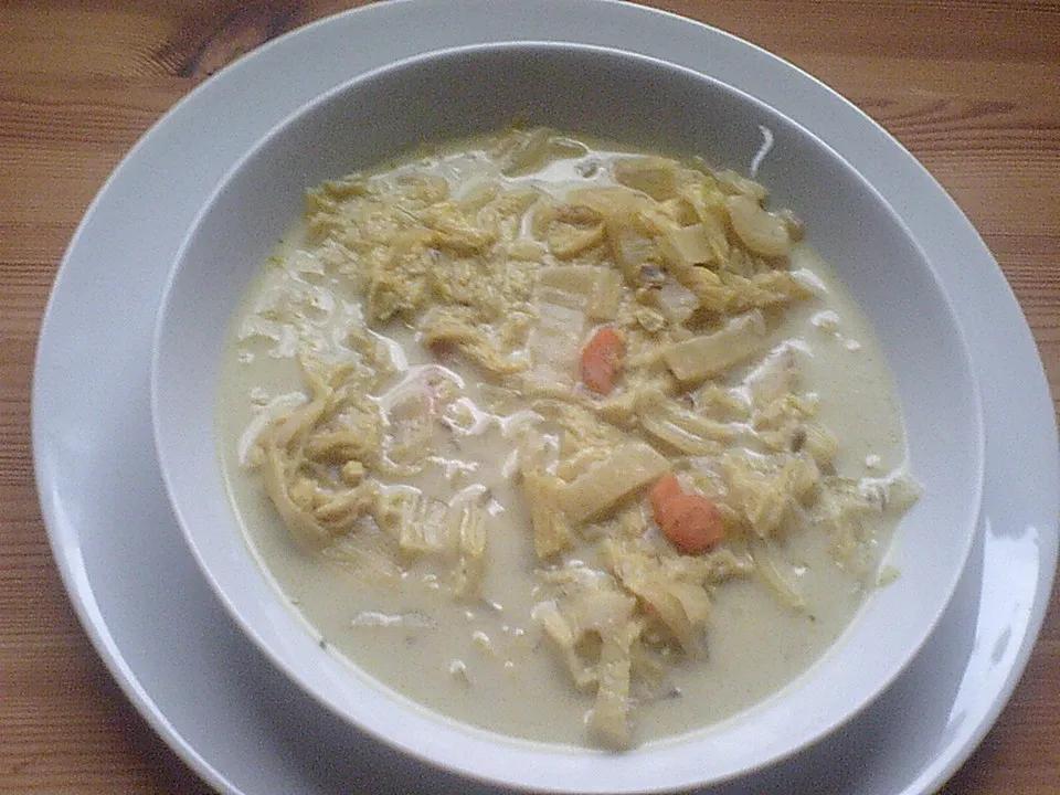 Chinakohl - Kokos - Curry - Suppe von yves77 | Chefkoch.de