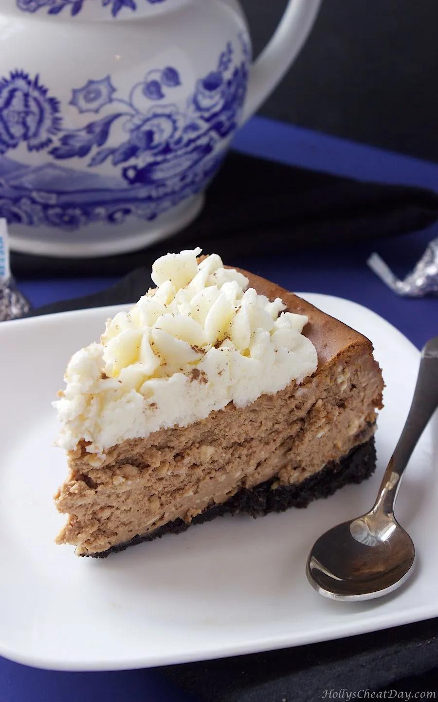 Espresso Chocolate Cheesecake - HOLLY&amp;#39;S CHEAT DAY | Recipe | Cheesecake ...