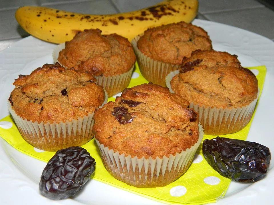 Bananen-Schoko-Muffins von Chililivi| Chefkoch