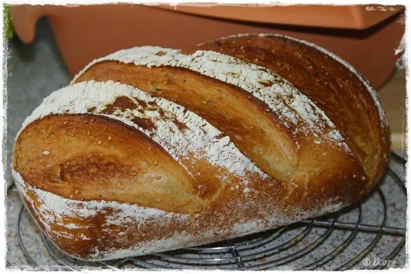 Mischbrot aus dem Römertopf | Kochen....meine Leidenschaft | Brot ...