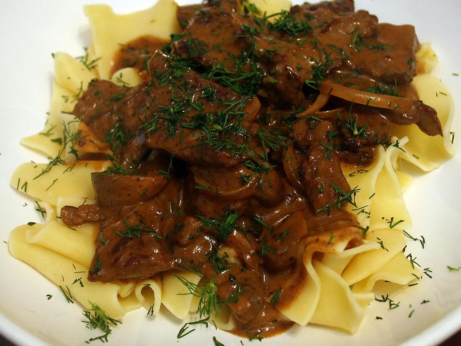 Beef Stroganoff for Two Recipe