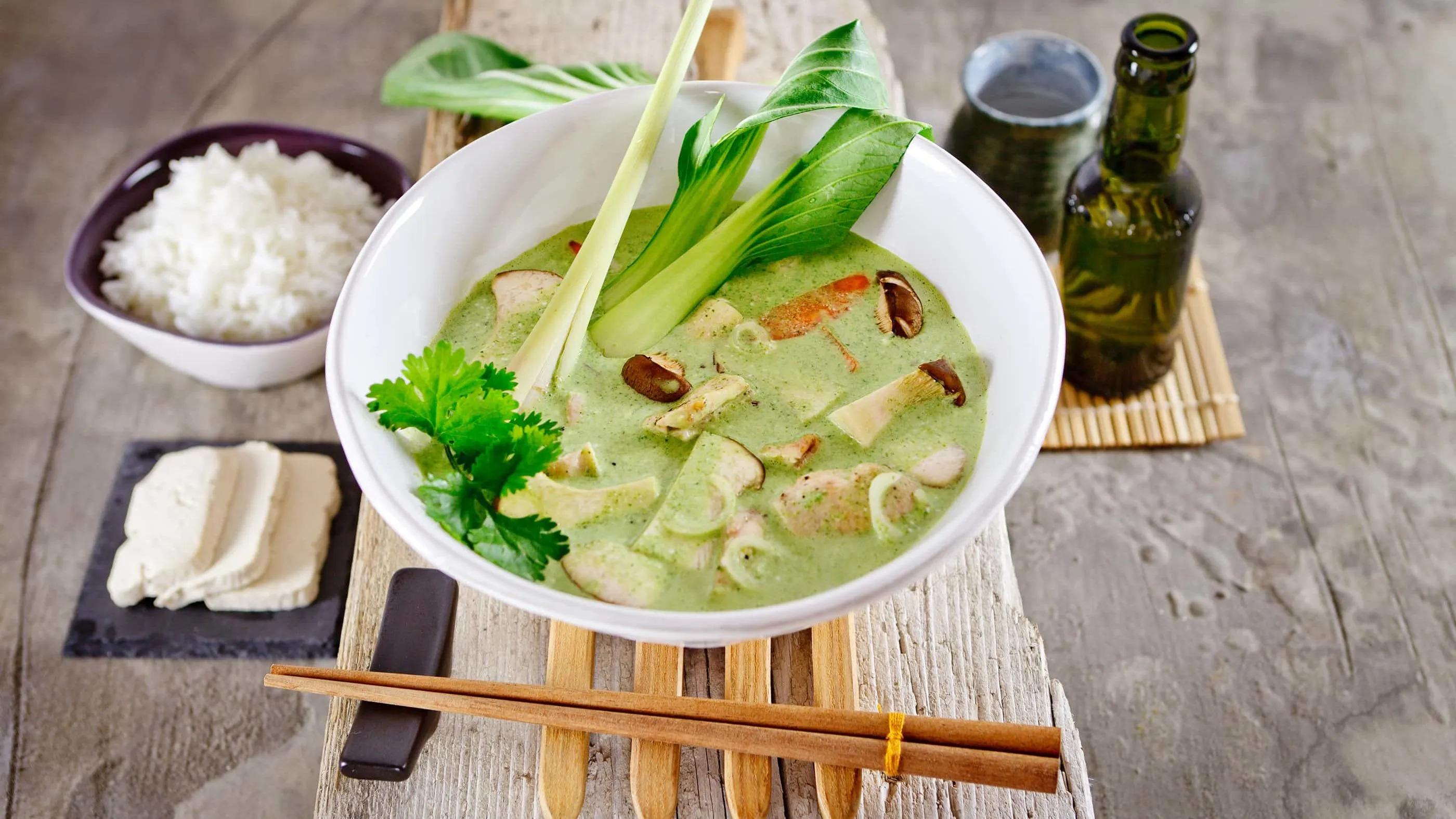 feinkoch - Thai Green Curry mit Jasminreis