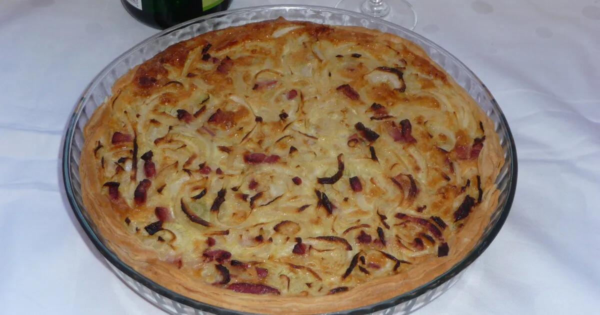 Elsässischer Zwiebelkuchen - einfach &amp; lecker | DasKochrezept.de