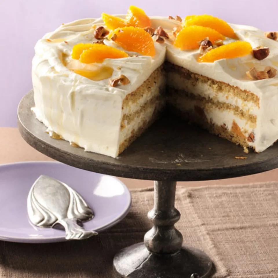 Joghurt-Orangen-Torte Rezept - [ESSEN UND TRINKEN]