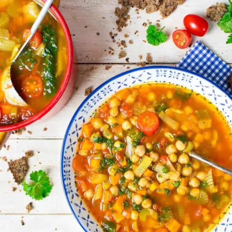 Italienische Kichererbsen Suppe | Vegan Heaven