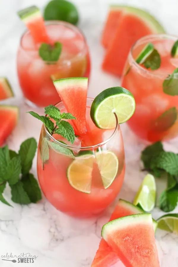 Watermelon Mojitos