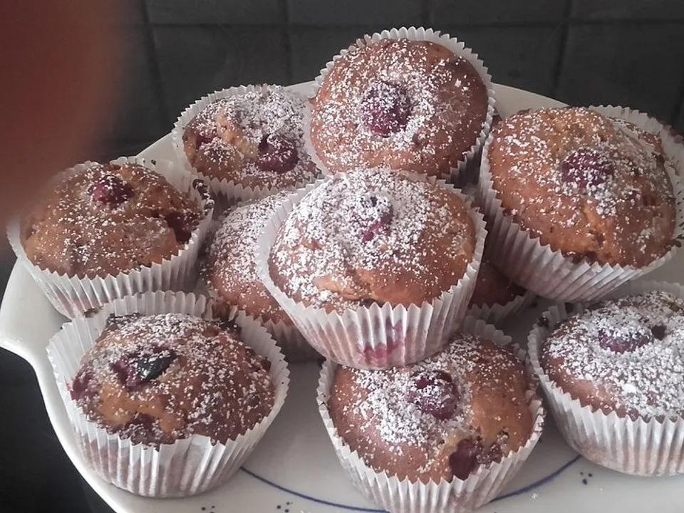 Kirschmuffins von krukruh| Chefkoch