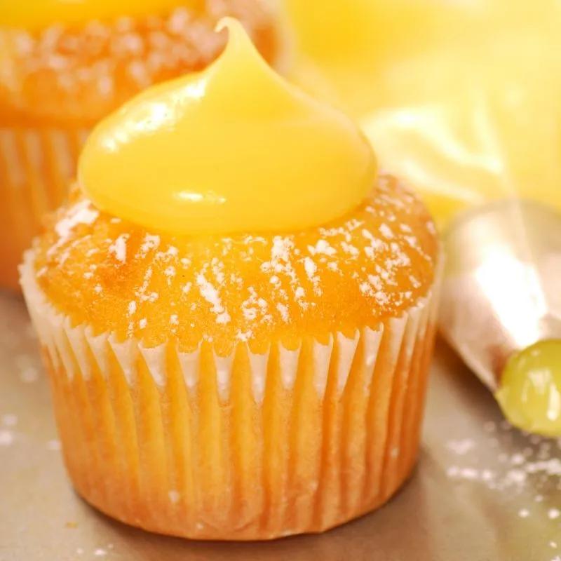 This lemon cupcake recipe makes a citrus flavored cupcake with a creamy ...