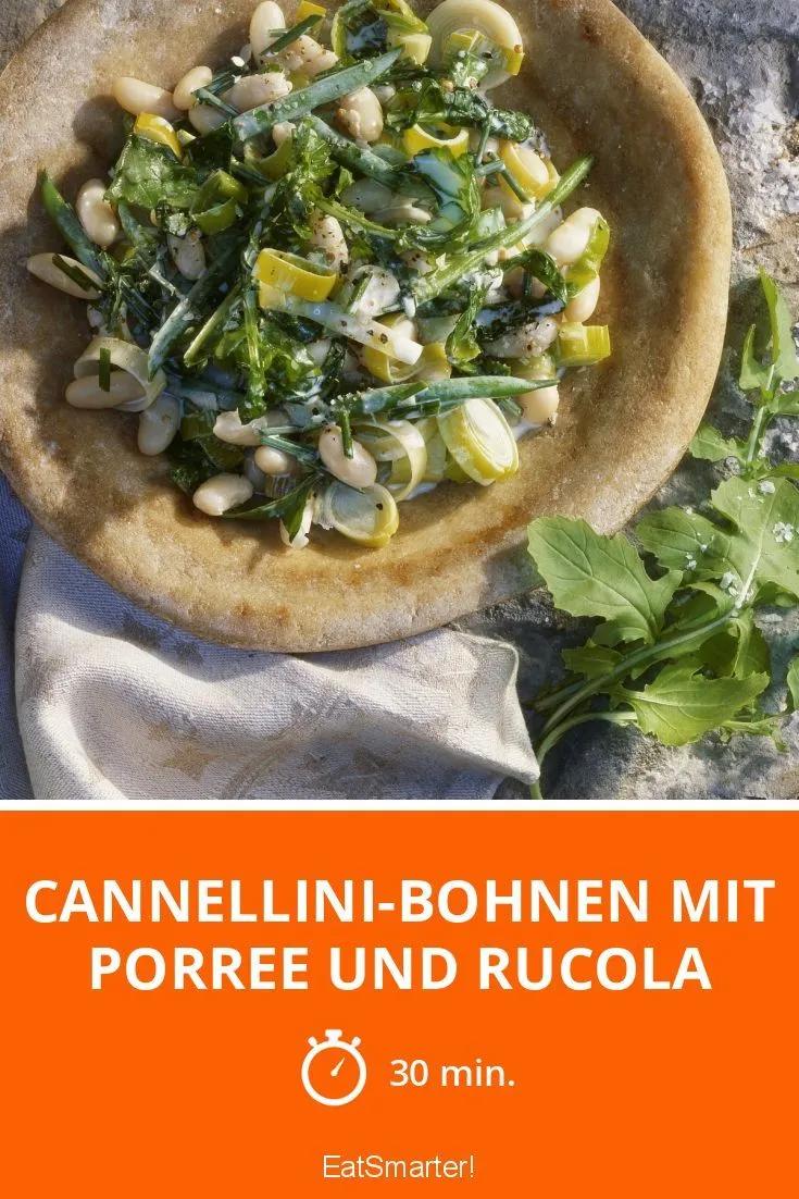 Cannellini-Bohnen mit Porree und Rucola | Rezept | Rezepte, Porree ...