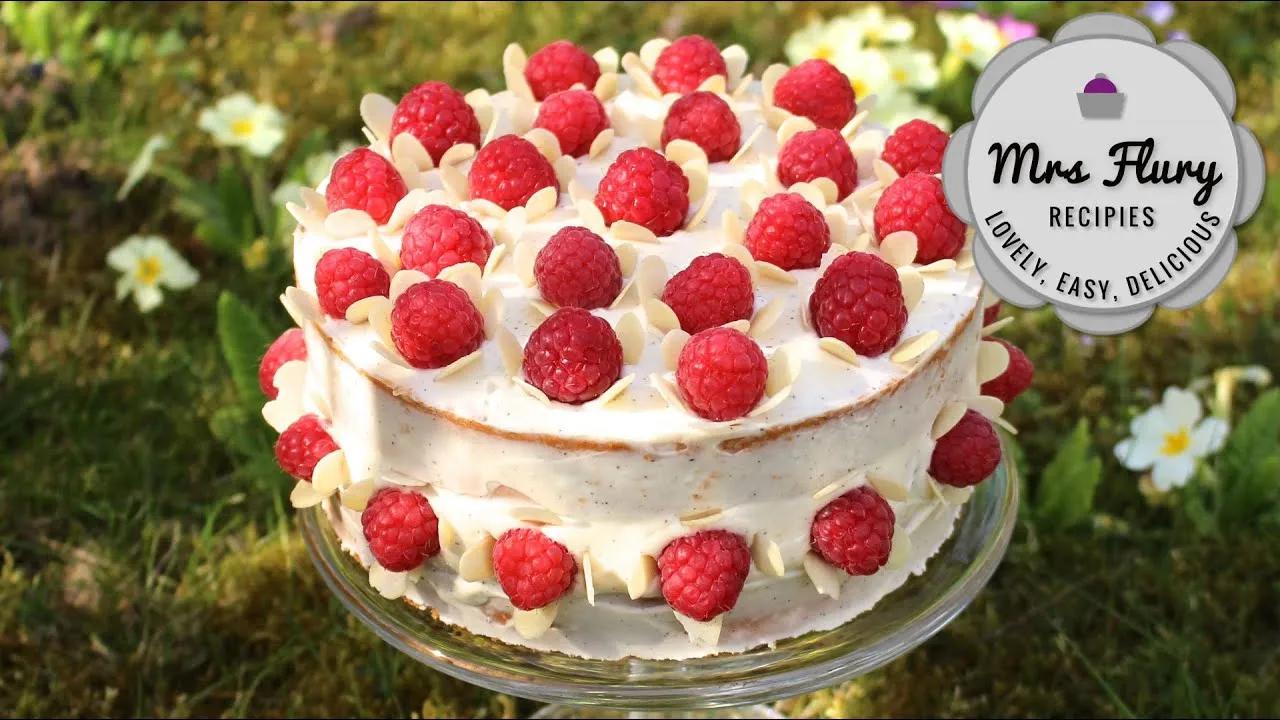 Himbeer-Vanille-Torte | fruchtig und leicht | Backen mit Mrs Flury ...
