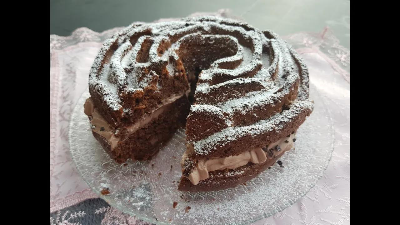 Leckerer Schokoladenkuchen mit Creme ~ Nefis Kremeli Kek Tarifi - YouTube