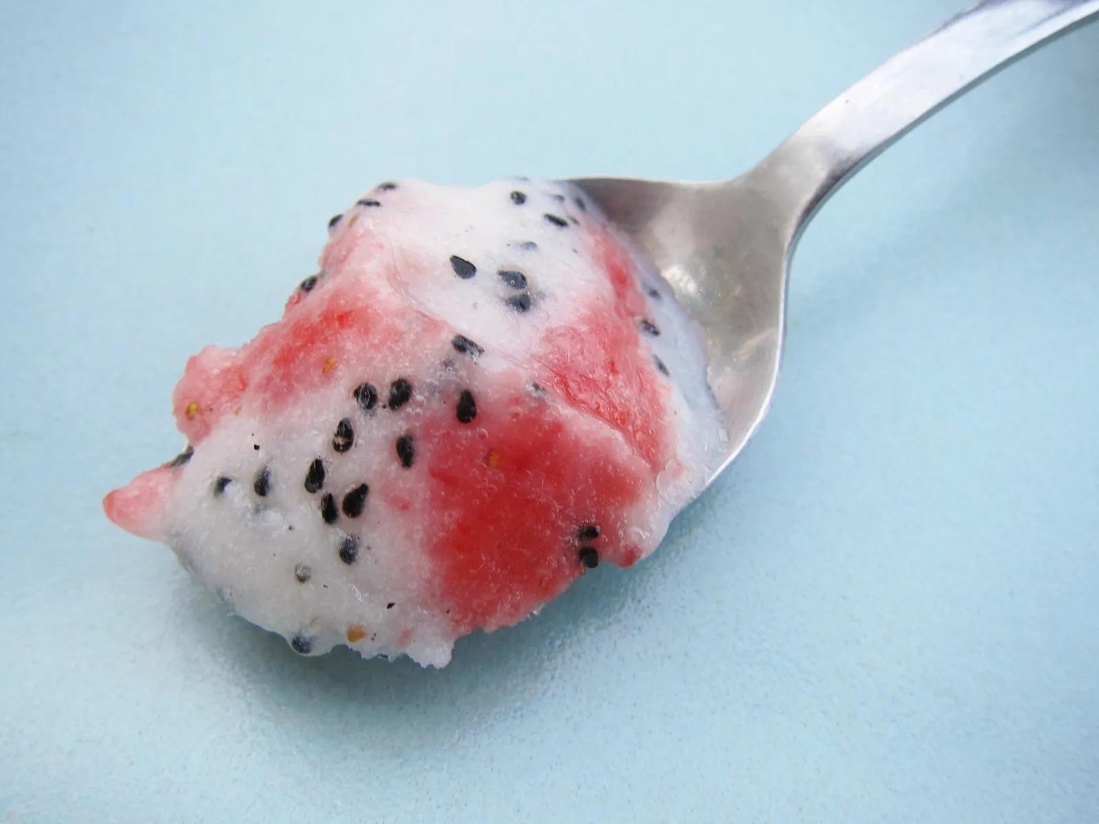 Dragon Fruit Sherbet with Lemongrass and Strawberry | butter, sugar ...