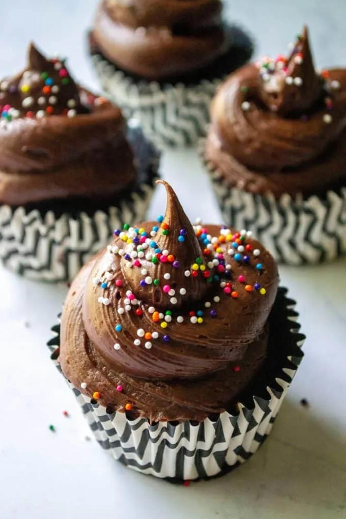 Super Moist Chocolate Cupcakes | A Wicked Whisk