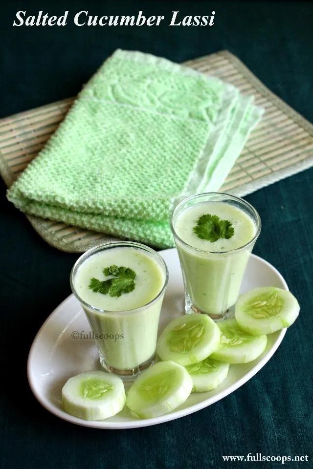 Salted Cucumber Lassi ~ Full Scoops - A food blog with easy,simple ...