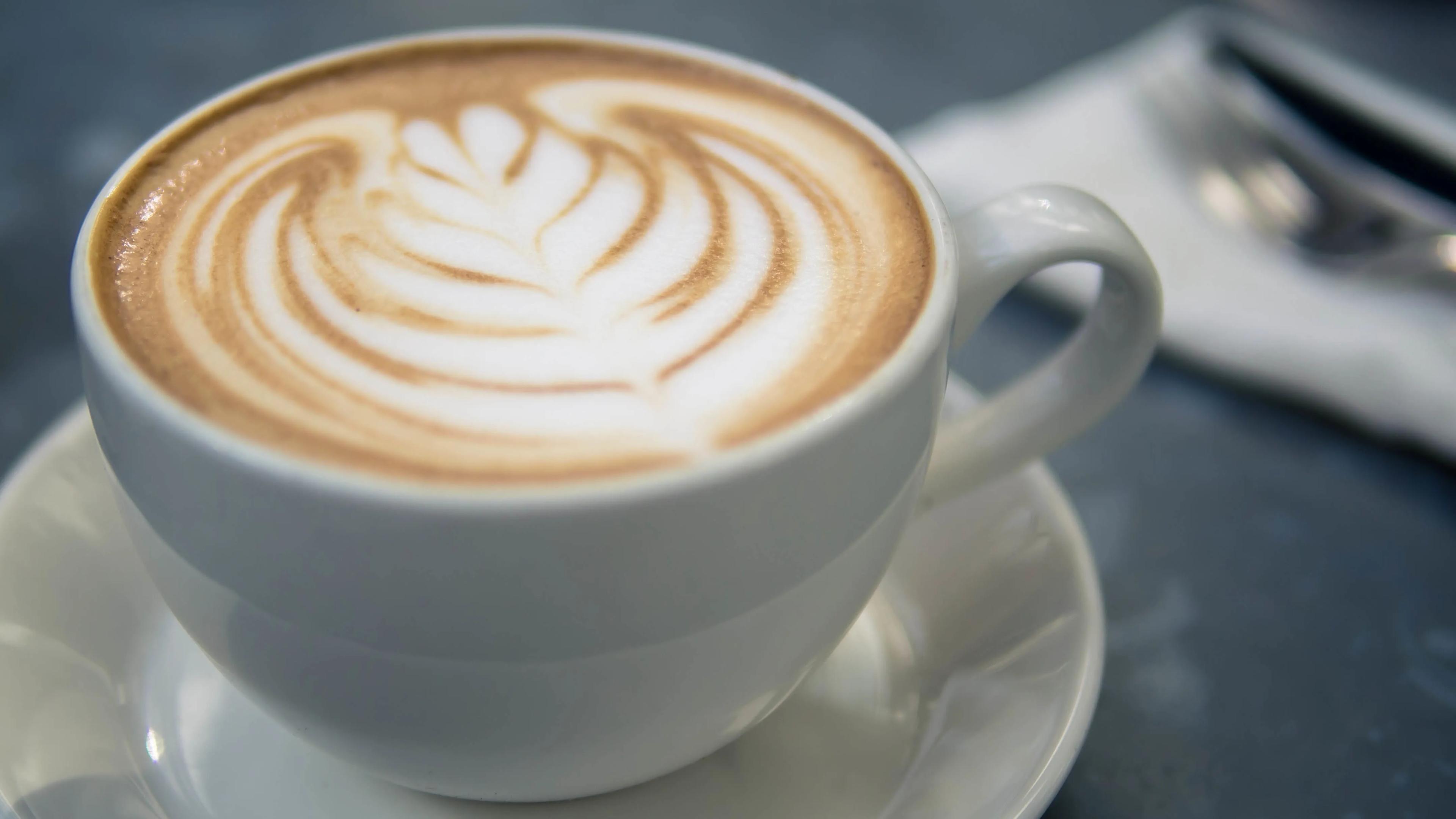 Bildet : latte, cappuccino, drikke, espresso, kaffe kopp, koffein, smak ...