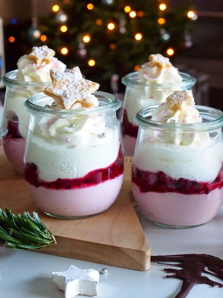 dieZuckerbäckerei: Himbeer-Mascarpone-Dessert zu Weihnachten | Dessert ...