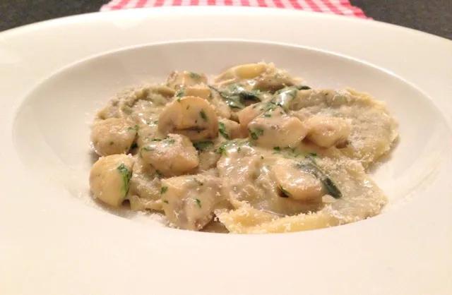 Ravioli met champignons - ravioli recepten