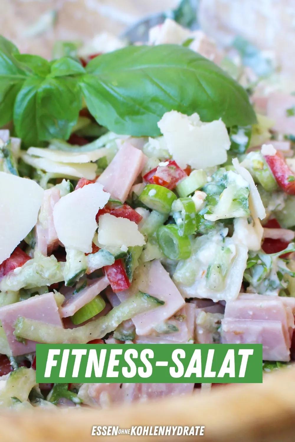 Fitness-Salat mit Schinken - Essen ohne Kohlenhydrate | Rezept | Salat ...