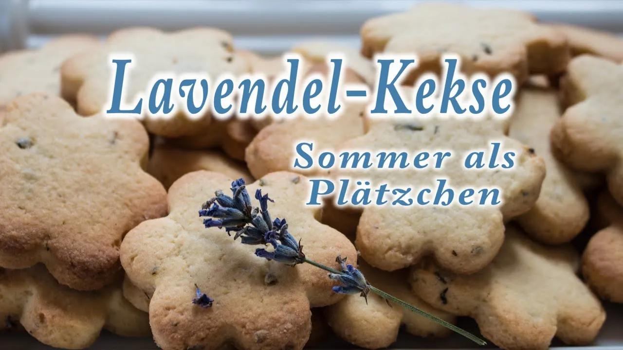 Lavendel Kekse Sommer als Plätzchen - YouTube
