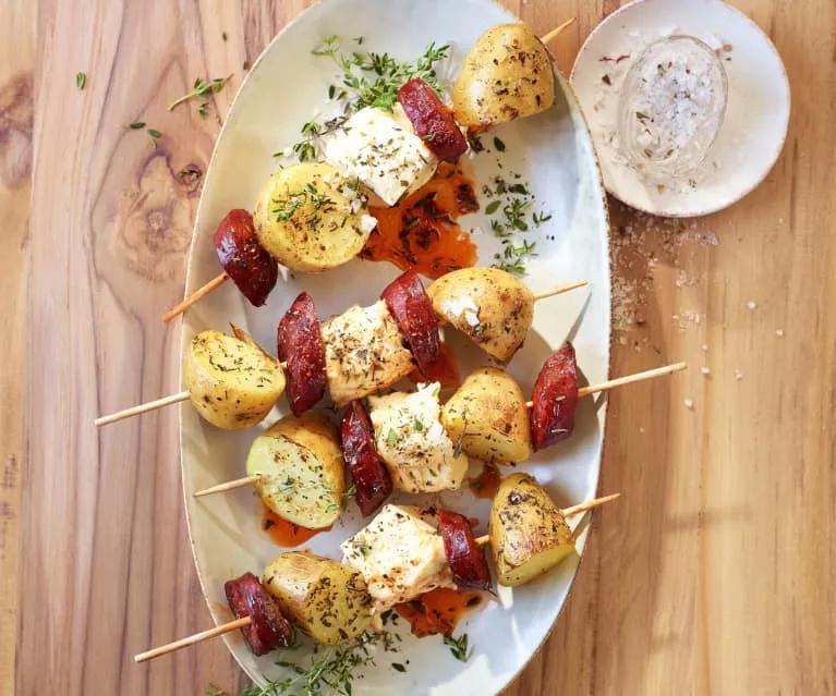 Kartoffel-Spieße mit Chorizo und Feta - Cookidoo® – a Thermomix ...