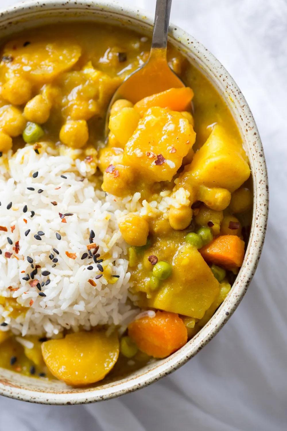Vegan Japanese Curry in Instant Pot (Saucepan Option) - Vegan Richa