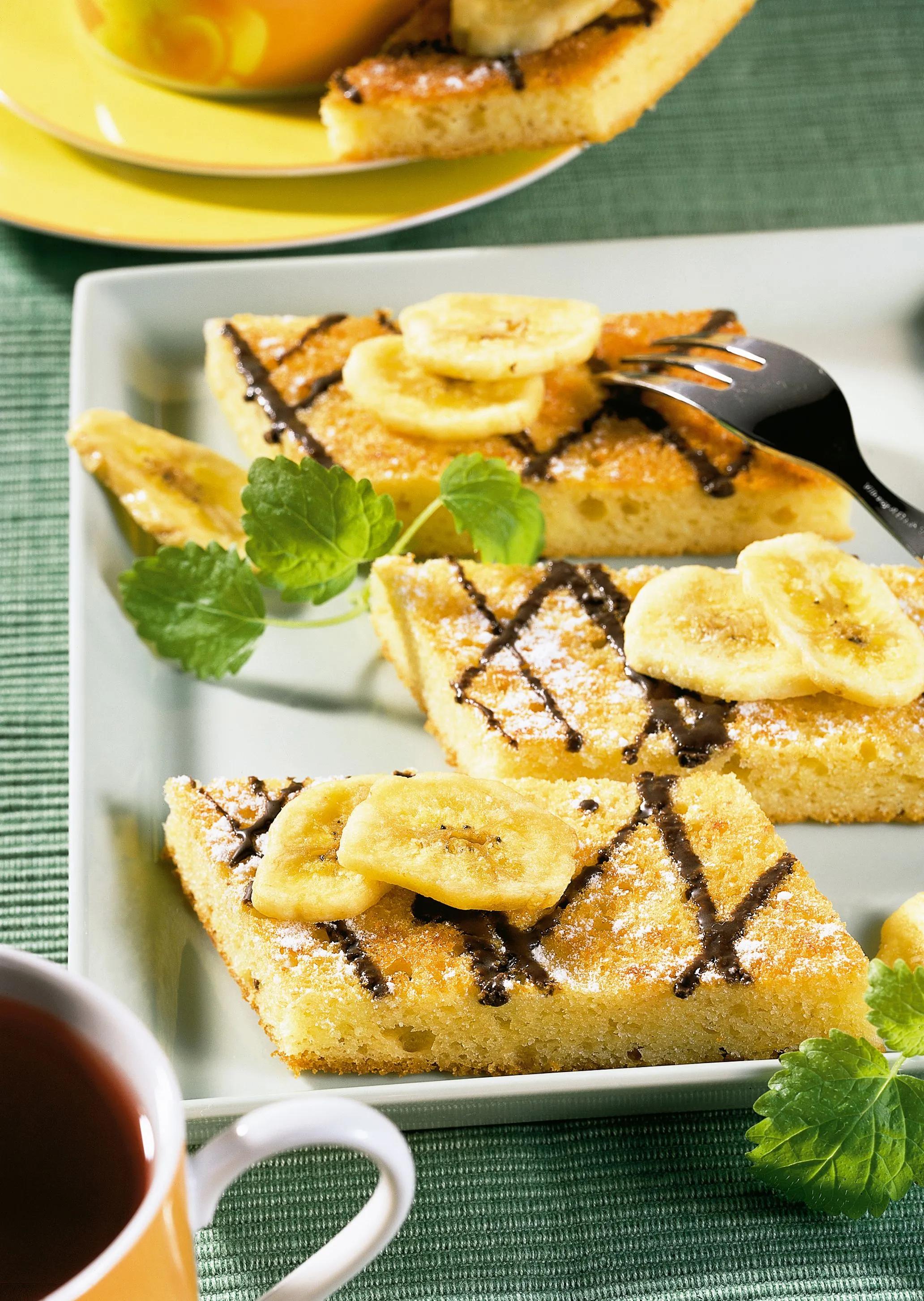 Schnelle Bananenschnitten | Bananen schnitten, Bananenschnitte, Rezepte