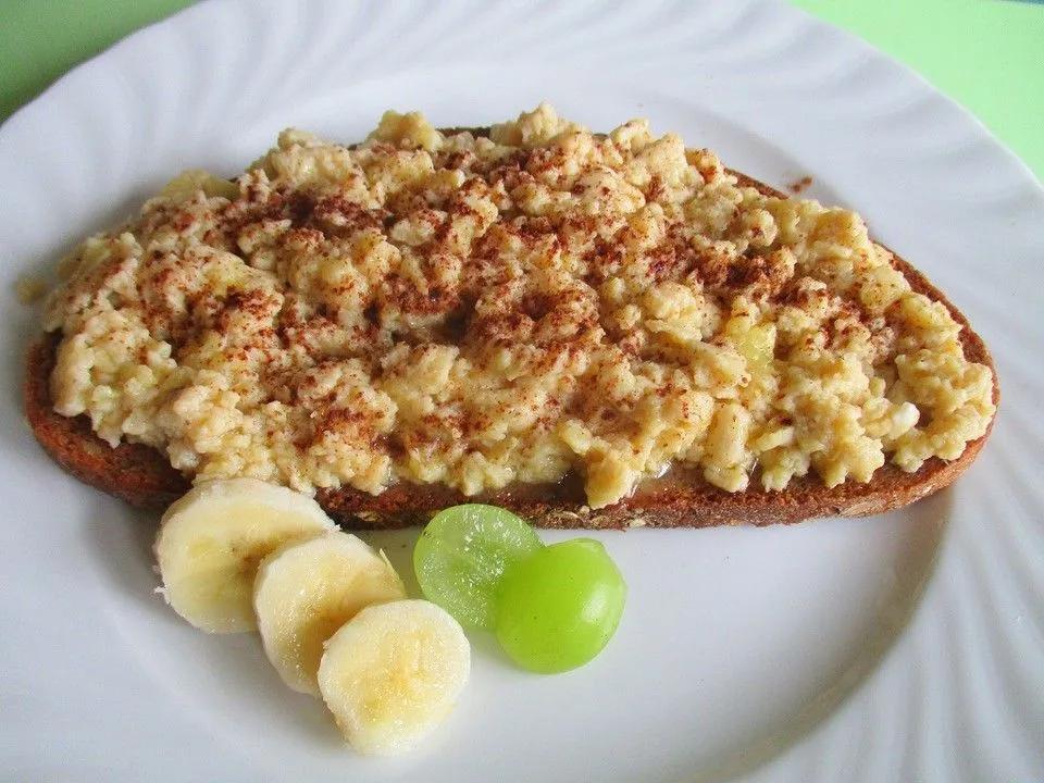 Rühreier mit Banane, ein raffiniertes Rezept aus der Kategorie Frucht ...