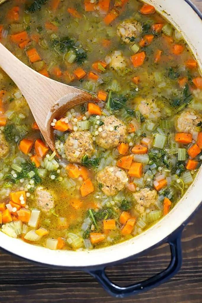 Italian Wedding Soup Recipe - Yummy Healthy Easy