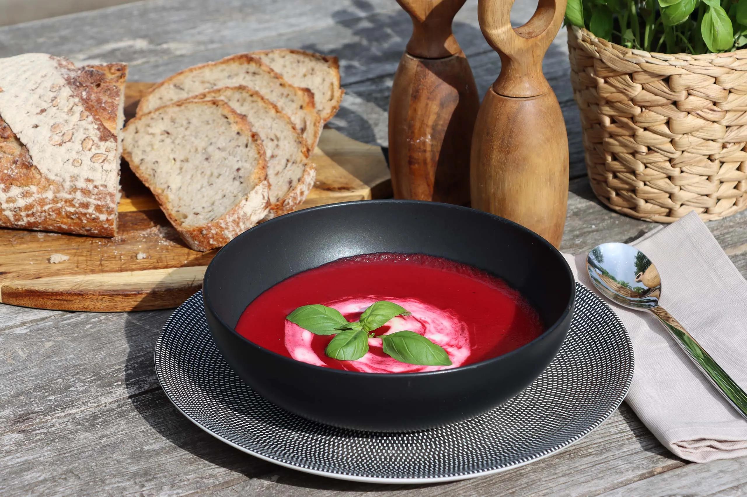 Rote-Bete-Suppe mit Kokosmilch | Homefarming