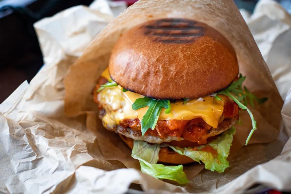 Free Images : dish, junk food, hamburger, fast food, veggie burger ...