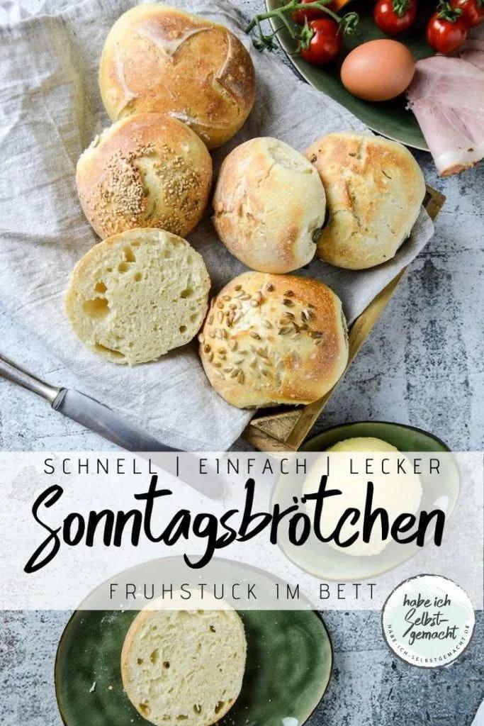 Brot #58 – Schnelle, einfache Sonntagsbrötchen | Rezept ...