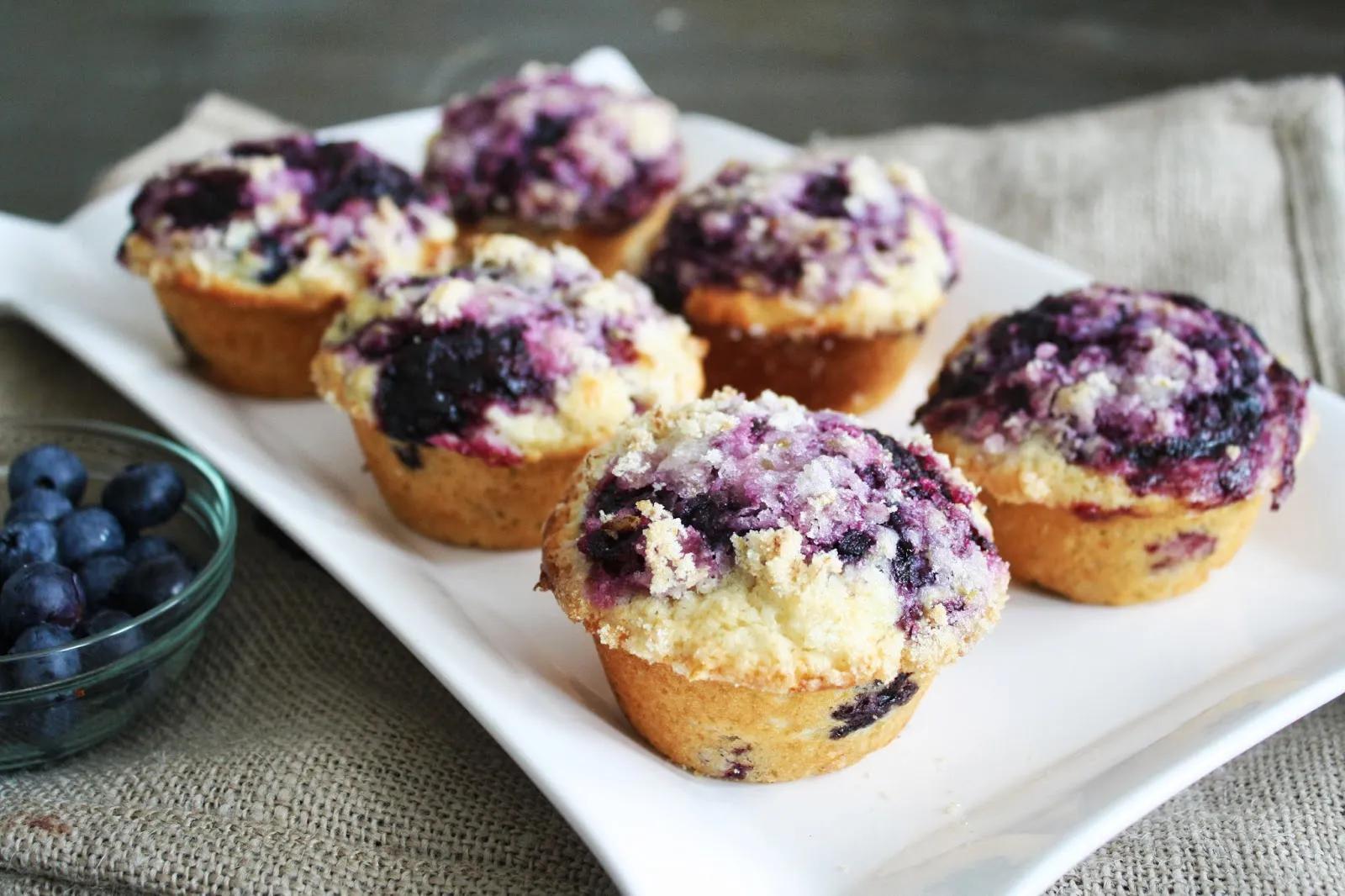 Chocolate Therapy: Blueberry Lemon Crunch Muffins