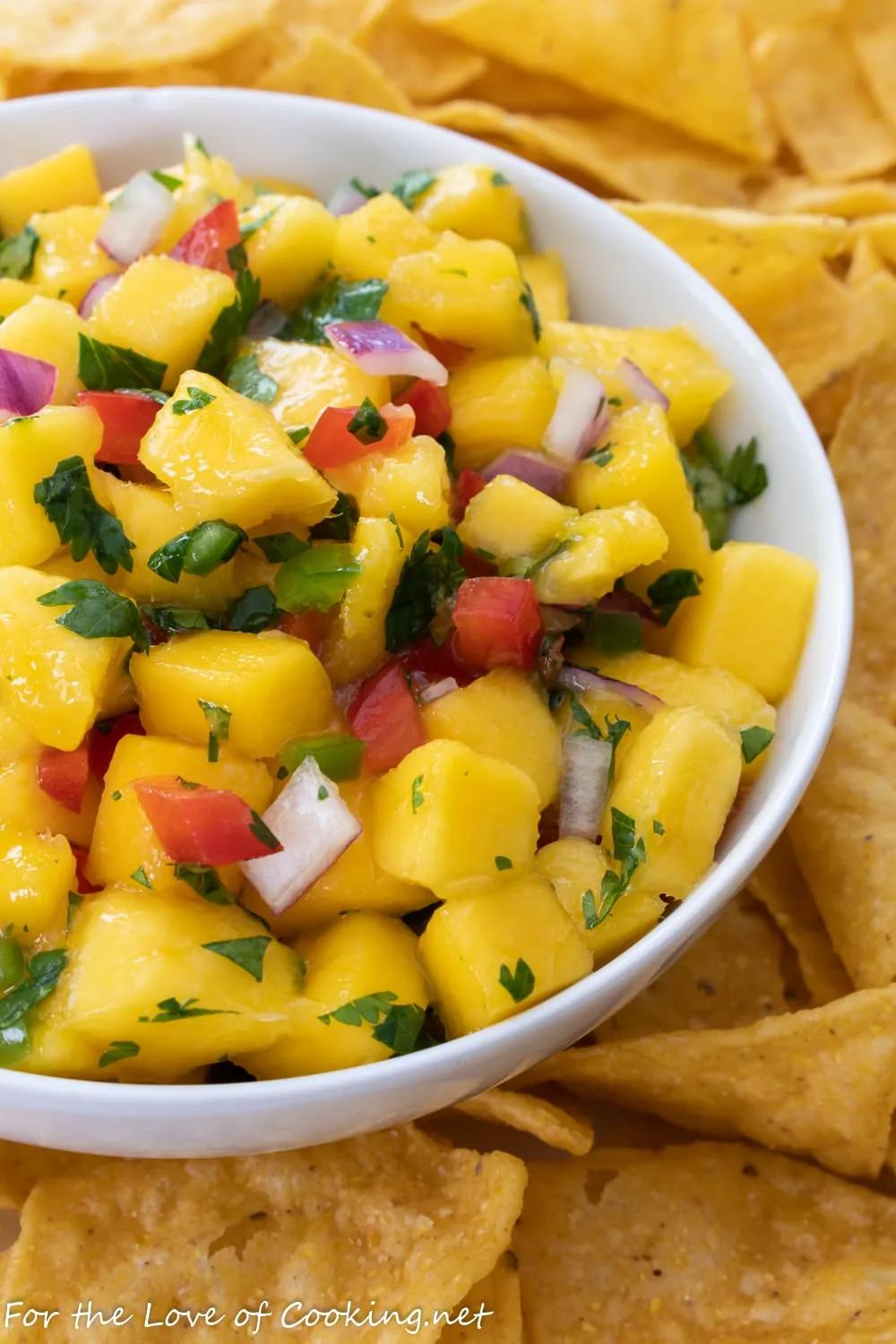 Fresh Mango Salsa | For the Love of Cooking