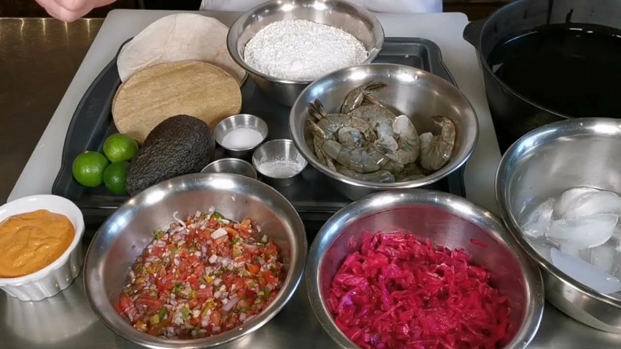Rezept für Mexikanische knusprige Garnelen Tacos nach Kalifornischer ...