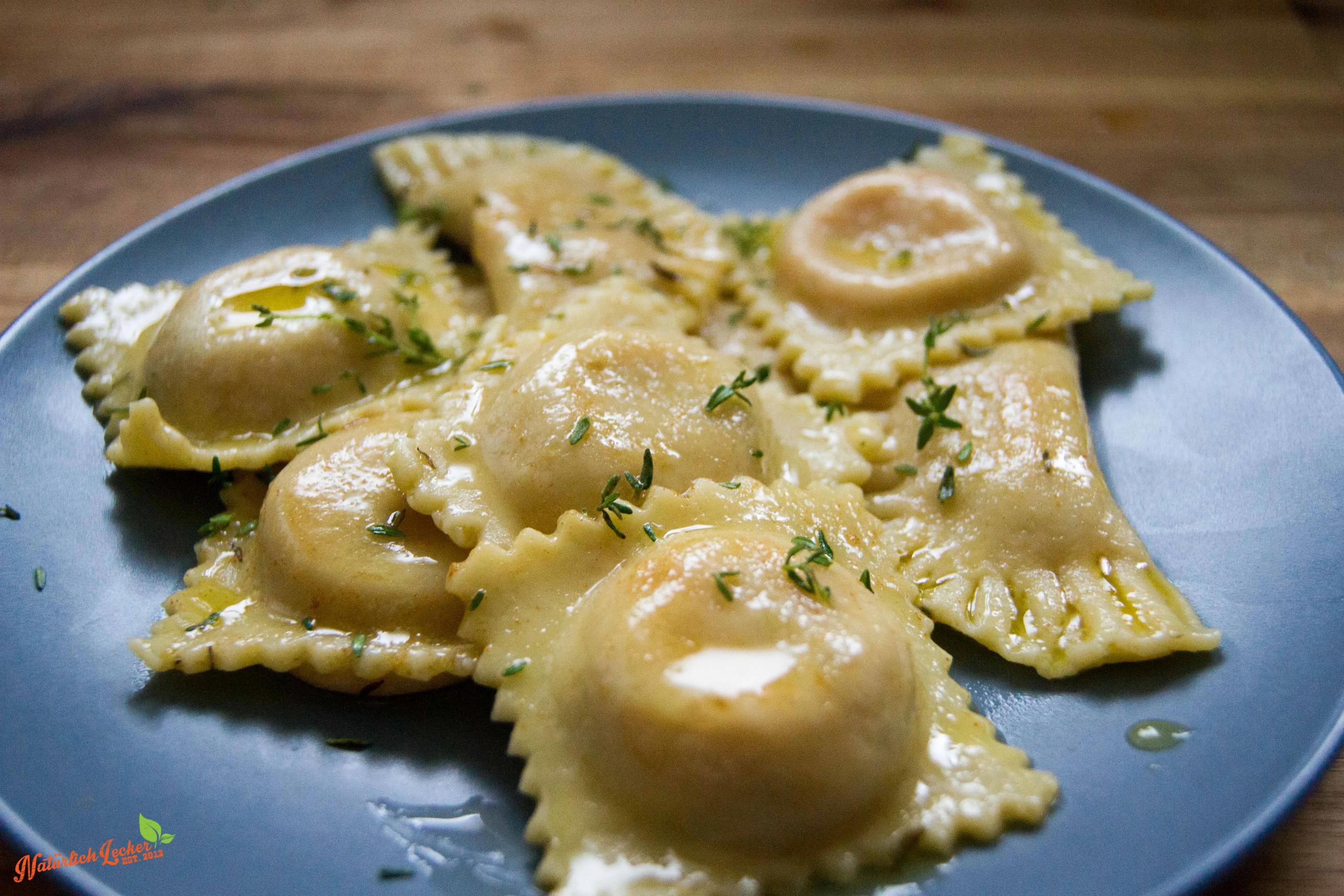 Ravioli mit Kürbisfüllung - Natürlich Lecker