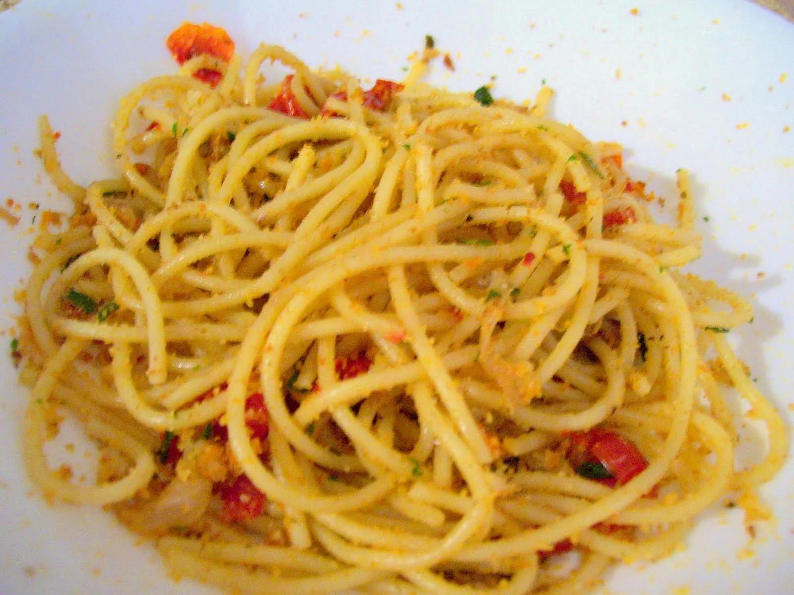 Everything4sweets: Sicilian Anchovy Pasta with Toasted Breadcrumbs
