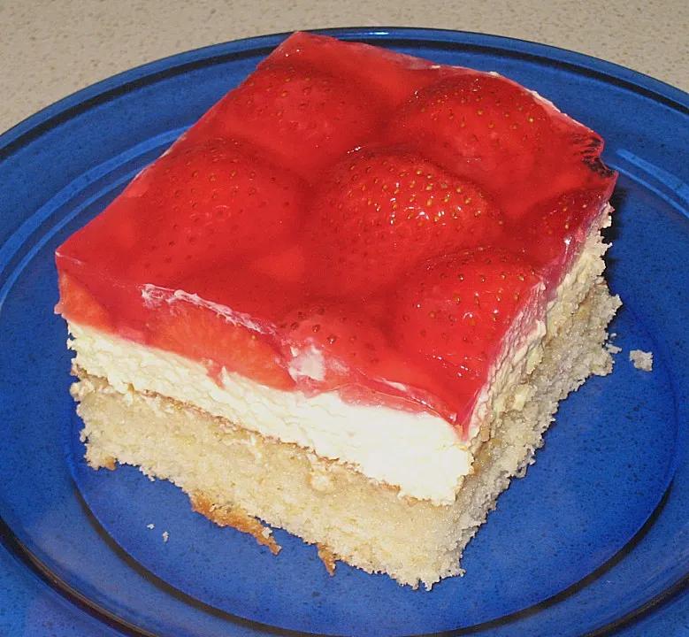 Erdbeer-Kuchen mit Vanillecreme (Rezept mit Bild) | Chefkoch.de