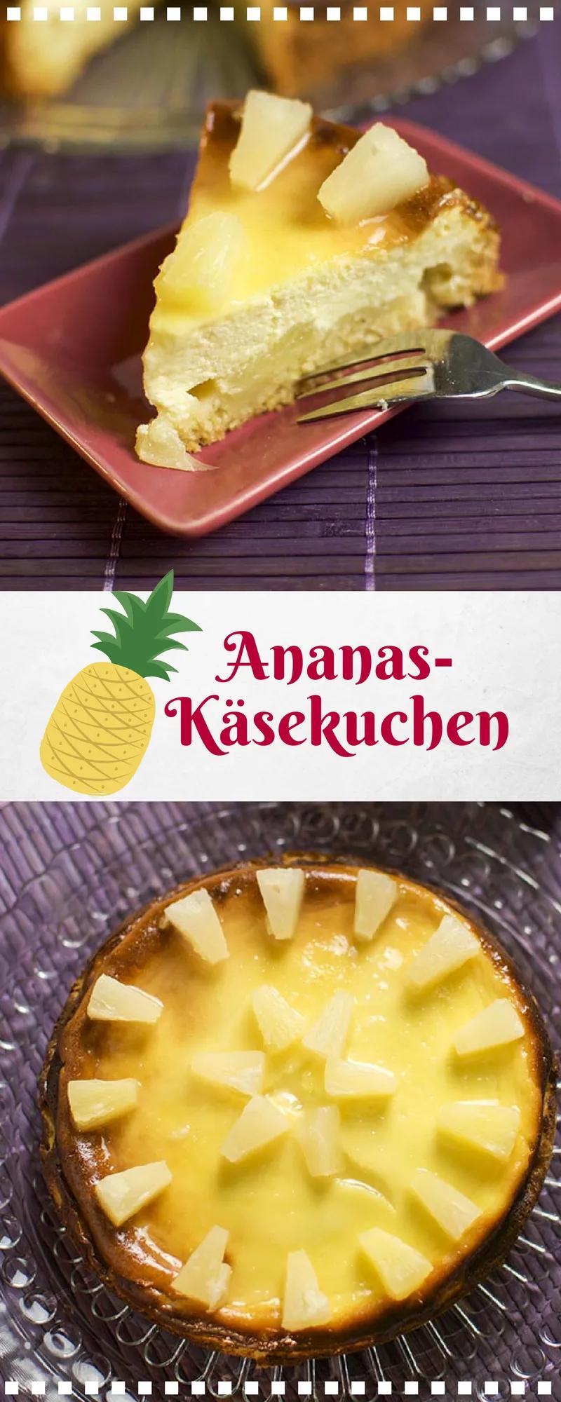Ananas-Ingwer-Cheesecake - fruchtig würziger Käsekuchen - Rezept ...