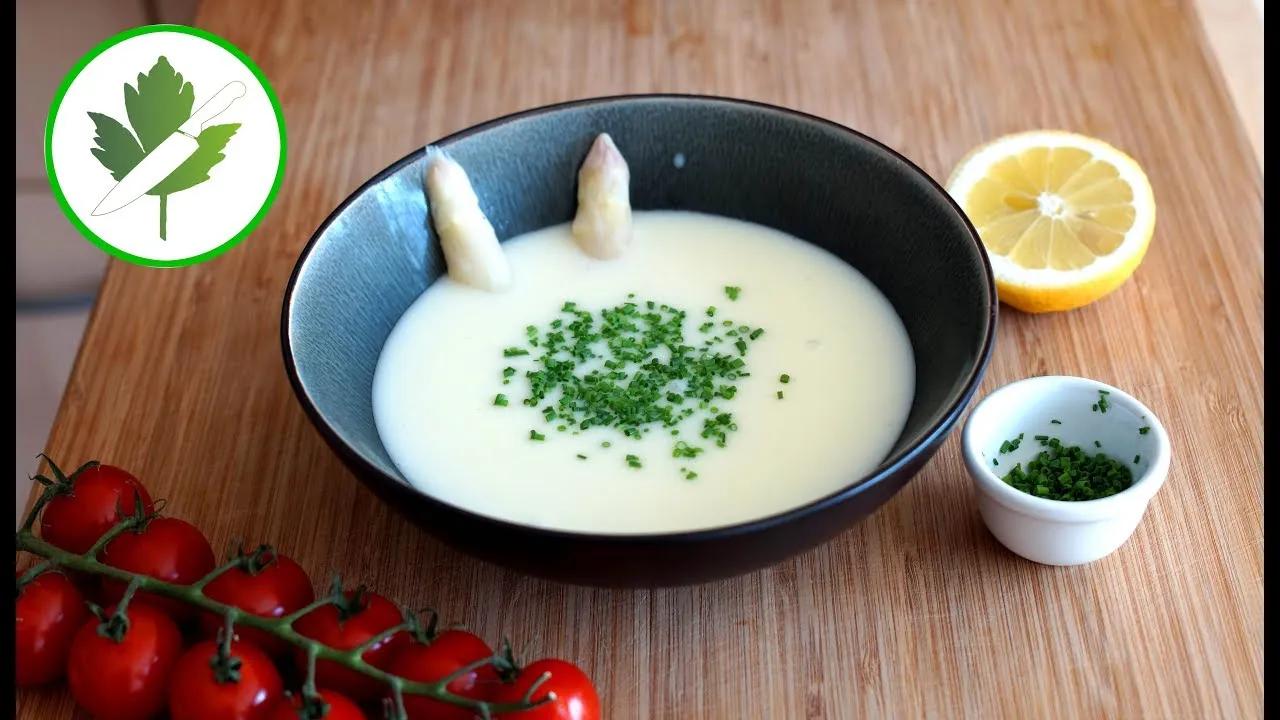 Spargelcremesuppe kochen Rezept - frisch und lecker - YouTube