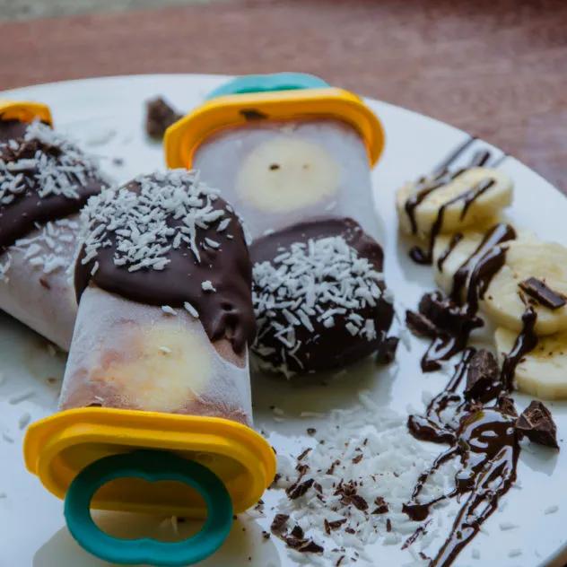 Schoko-Bananen-Kokos-Eis - Vegan, einfach und super lecker!