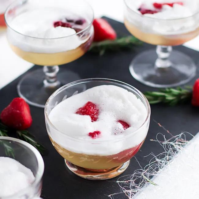 Simple Sorbet au Champagne - Spirited and Then Some