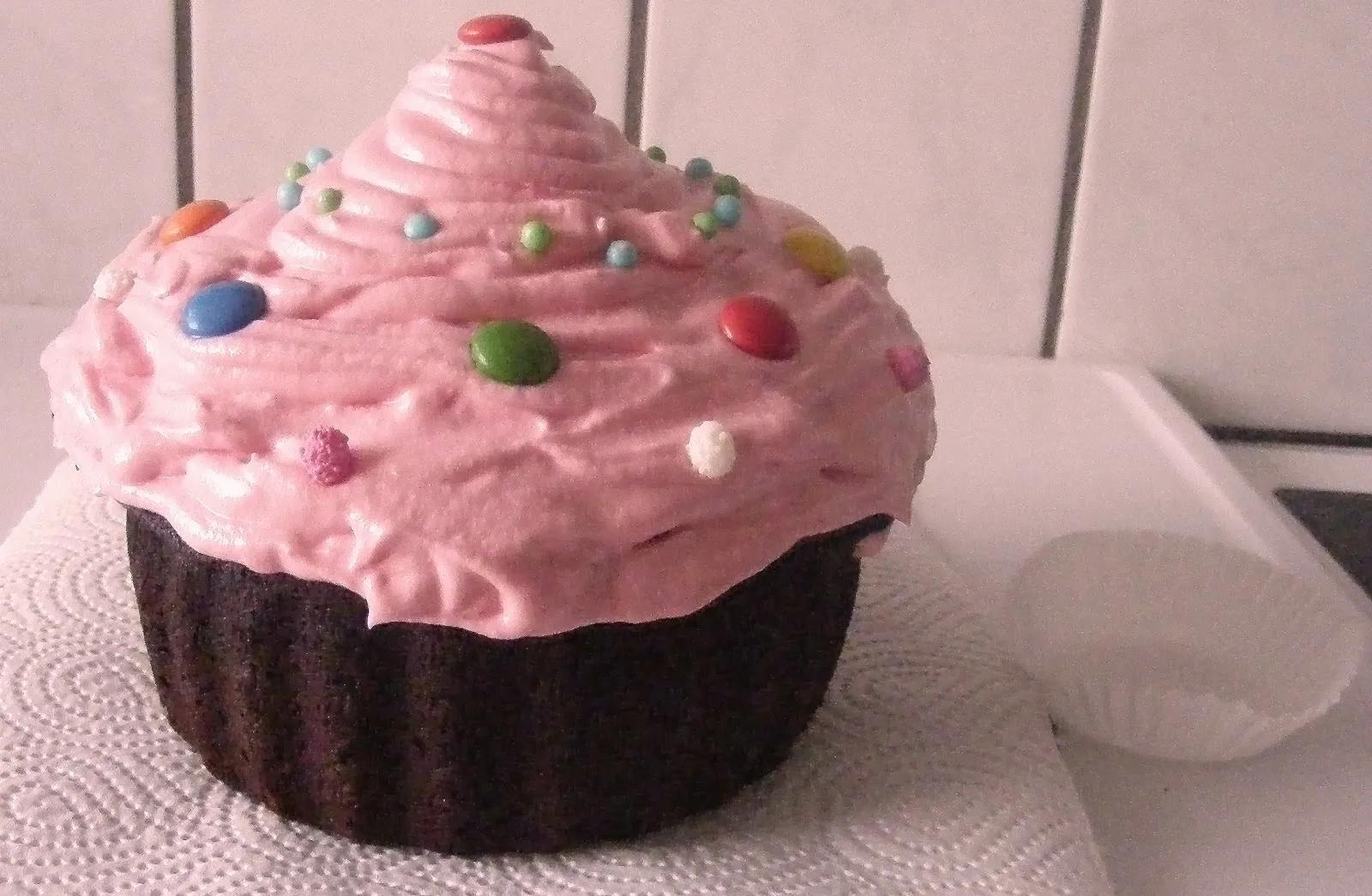 Bibas bêtises: Riesen Cupcake Rezept