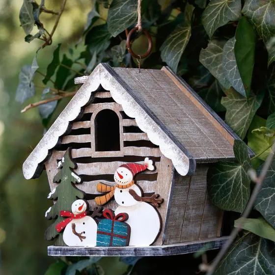 Deko-Vogelhaus Weihnachtsfreude online kaufen bei Gärtner Pötschke