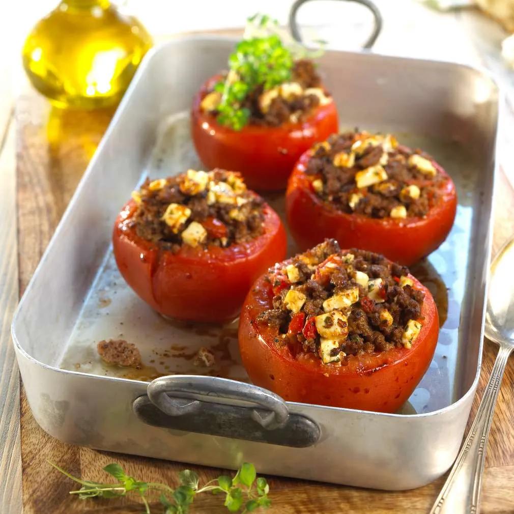 Gefüllte Tomaten mit Hackfleisch und Feta - Rezept | Kaufland